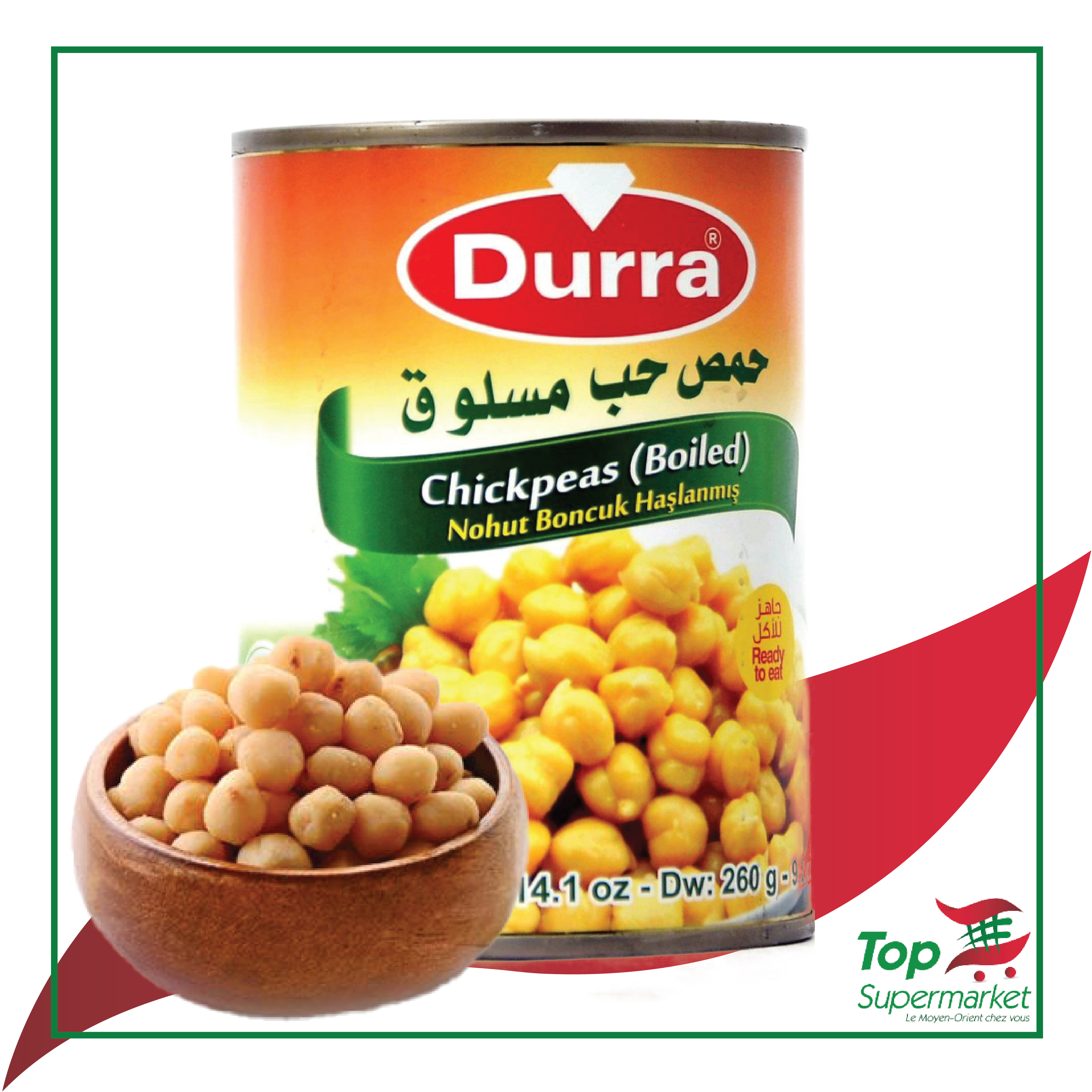 Durra pois chiches 400gr